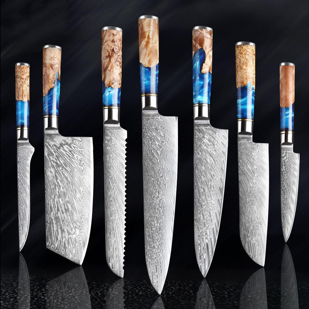 Premium Stainless Steel Chef's Knife Set - main product photo