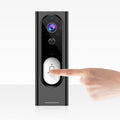 1080P WiFi Video Doorbell - size and features view
