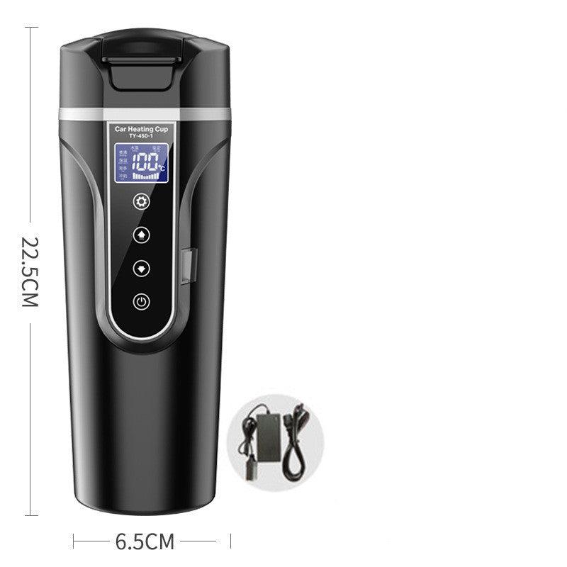 Smart Touch Insulated Car Water Bottle - angle view