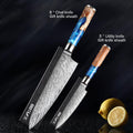 Premium Stainless Steel Chef's Knife Set - close-up detail