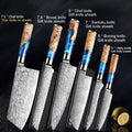 Premium Stainless Steel Chef's Knife Set - front view