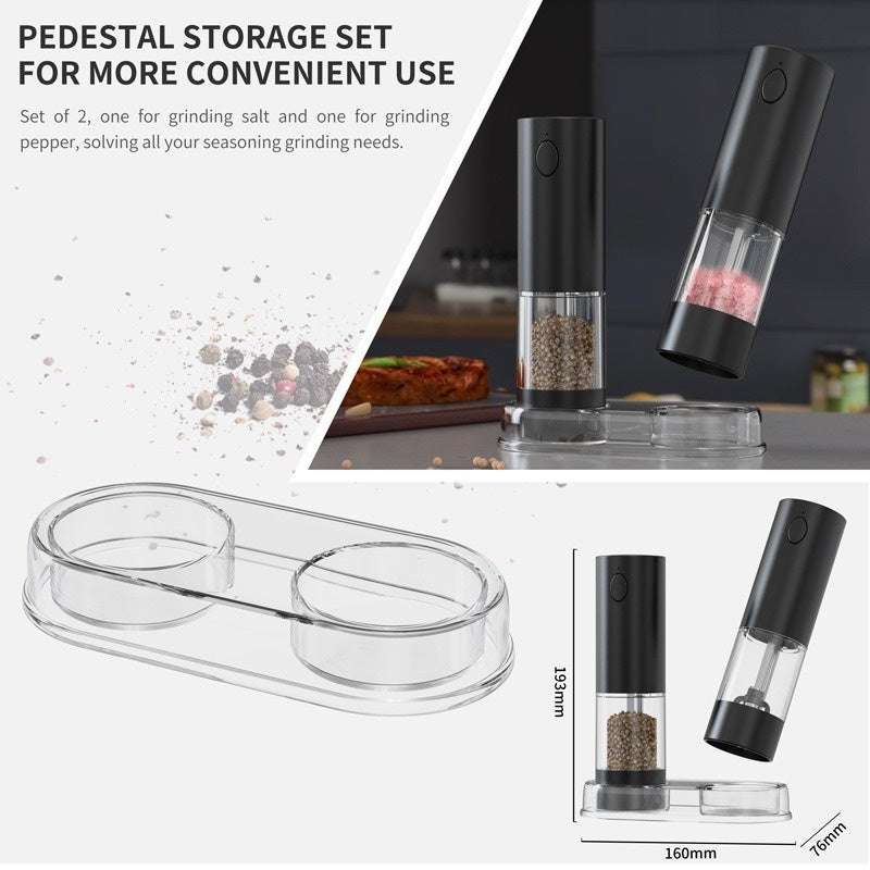 Rechargeable Electric Salt & Pepper Grinder Set - main product photo