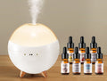 Essential Oil Aroma Diffuser & Humidifier - size and features view
