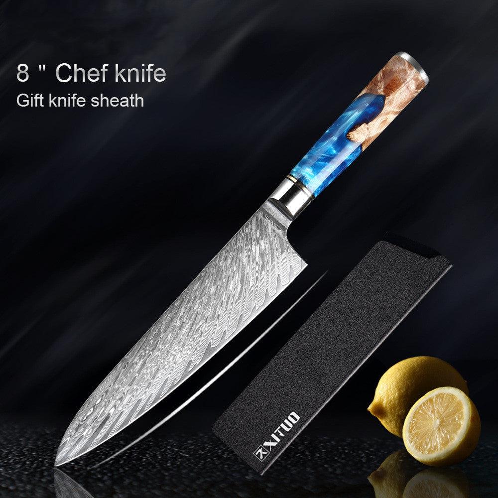Premium Stainless Steel Chef's Knife Set - lifestyle view