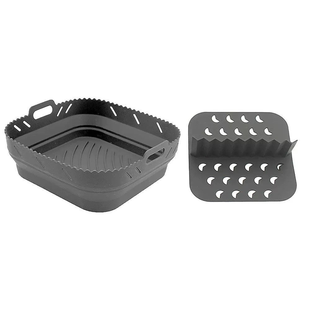 Reusable Air Fryer Liner - in-use lifestyle shot