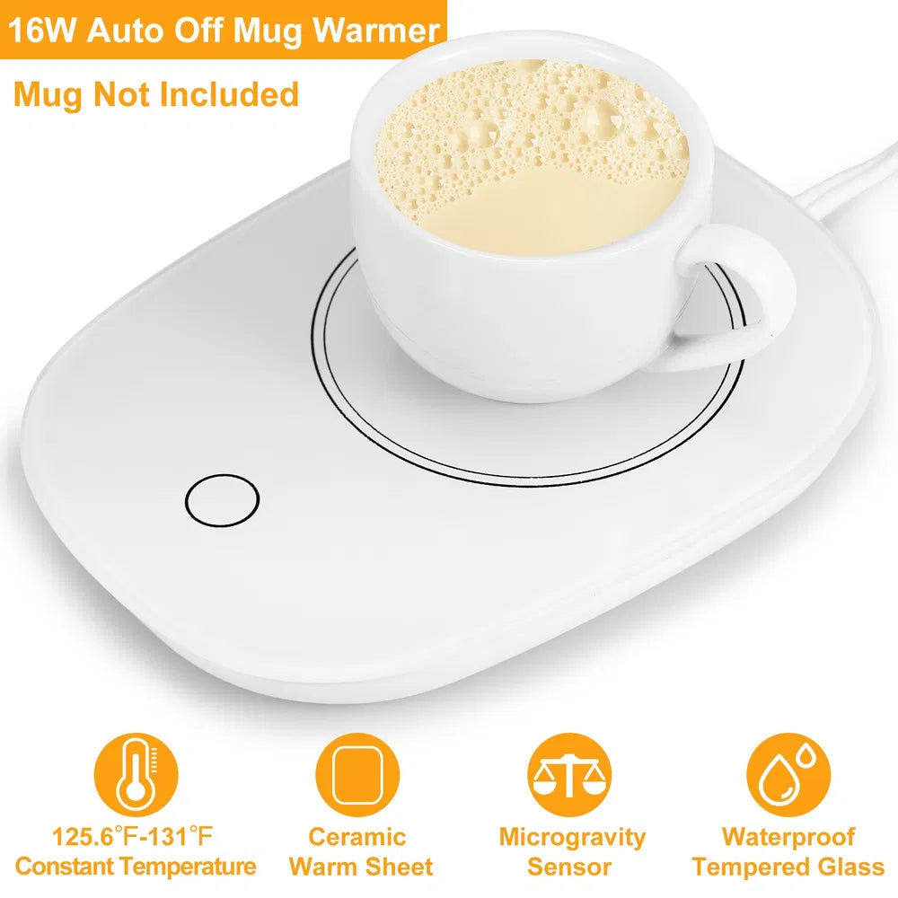 Coffee Mug Warmer Cup Warmer Auto Shut off Coffee Tea Milk Electric Heater Pad Office Home Desk Coffee Mug Warmer
