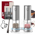 Rechargeable Electric Salt & Pepper Grinder Set - product with accessories