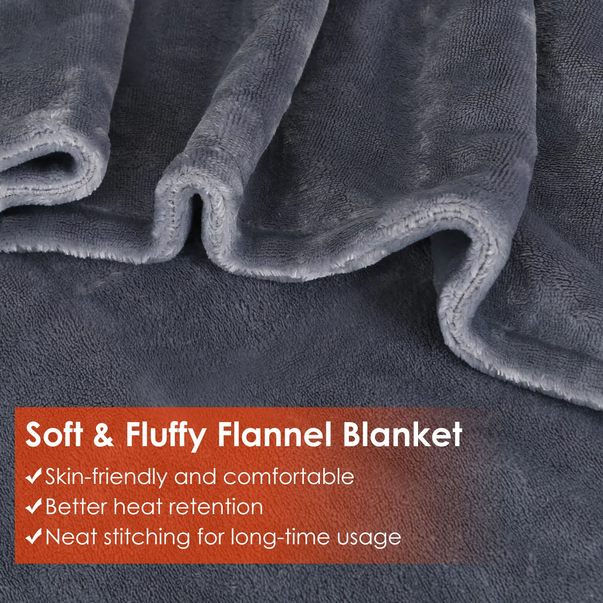 USB Heated Blanket Electric Heated Blanket Heated Poncho Shawl Wrap Throw with Zipper Washable for Home Office 59*31In